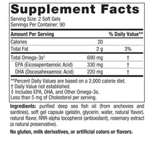 Load image into Gallery viewer, Omega-3 180ct By Nordic Naturals