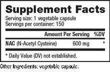 Cargar imagen en el visor de la galería, N-Acetyl-Cysteine (NAC) 600mg By Nutrabio
