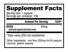 Load image into Gallery viewer, DHEA 25 By Nutrabio