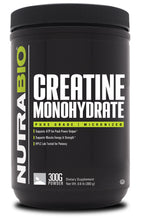 Load image into Gallery viewer, Creatine Monohydrate 300grams By Nutrabio