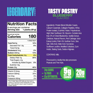 Tasty Pastry Cake style 10pk (low-carb) By Legendary Foods