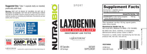 Laxogenin 60ct By Nutrabio