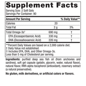 Omega-3 180ct By Nordic Naturals