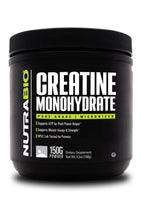 Load image into Gallery viewer, Creatine Monohydrate 150grams (30servs) By Nutrabio

