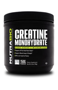Creatine Monohydrate 150grams (30servs) By Nutrabio