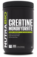 Load image into Gallery viewer, Creatine Monohydrate 300grams By Nutrabio
