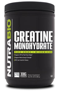 Creatine Monohydrate 300grams By Nutrabio