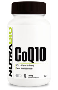 CoQ10 100mgs 60ct By Nutrabio