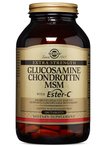 Extra Strength Glucosamine Chondroitin MSM with Ester-C 180ct - PNC Maine