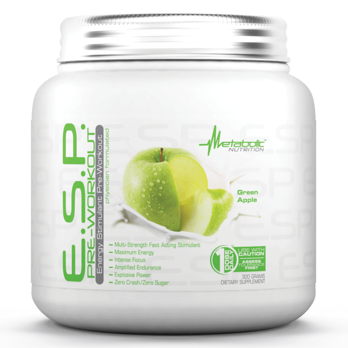 Esp Pre Workout By Metabolic Nutrition